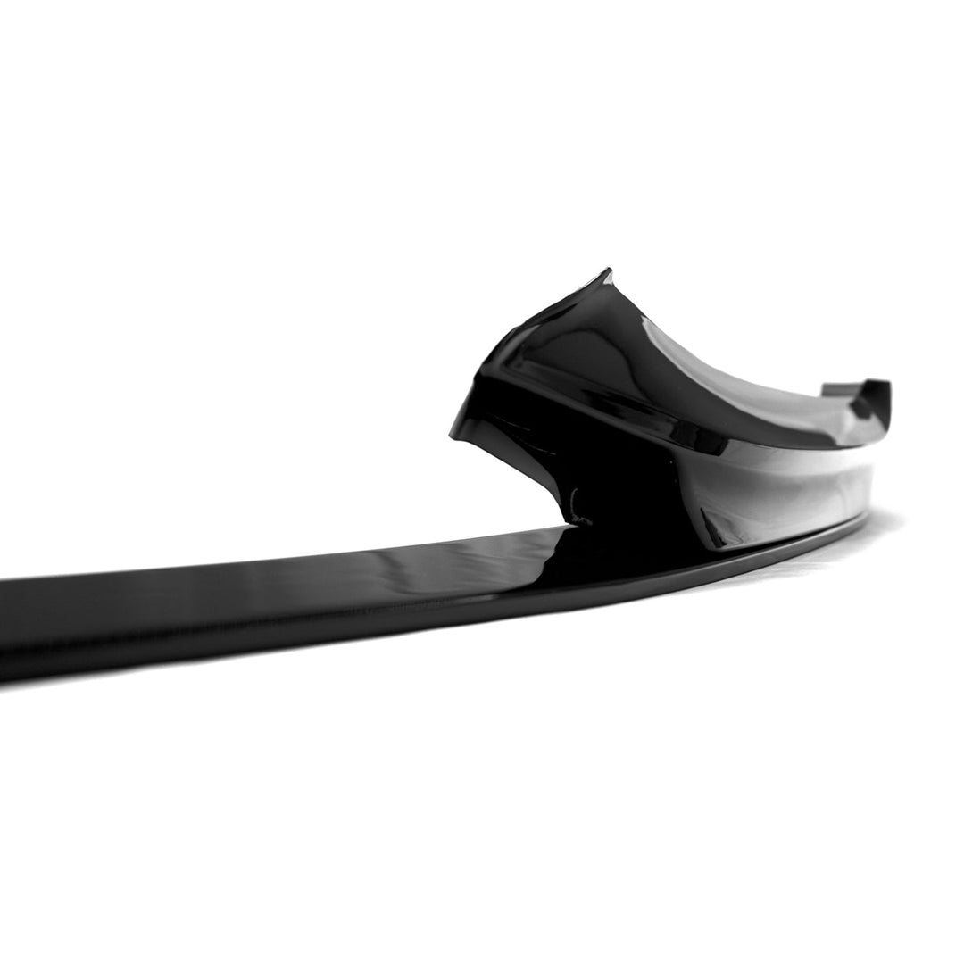 MHC Black BMW 1 Series Performance Style Front Splitter In Gloss Black (F20/F21)
