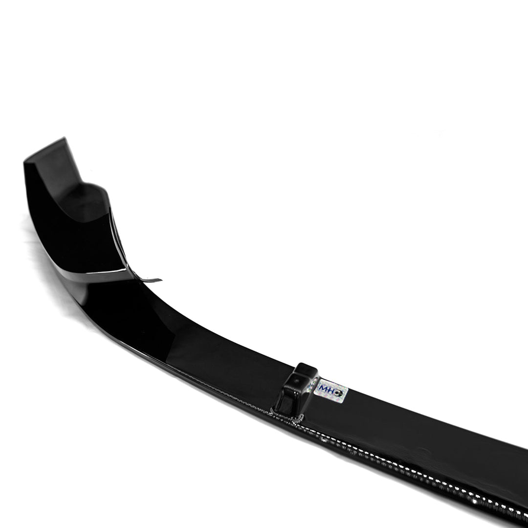 MHC Black BMW 1 Series Performance Style Front Splitter In Gloss Black (F20/F21)