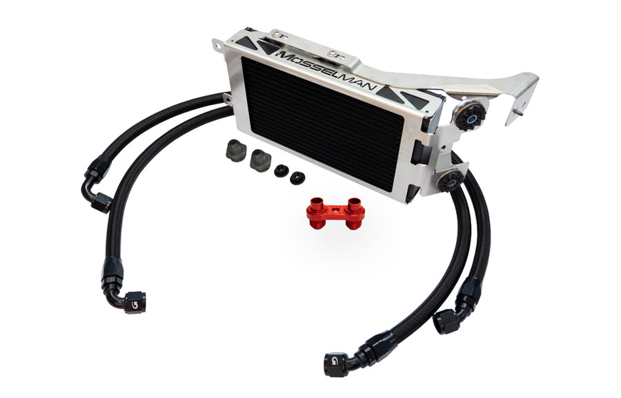 Mosselman Single Oil Cooler Kit, Grey, BMW 3-Series E9x - 30210071