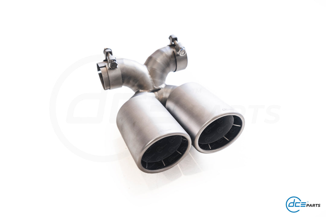 DCE Parts - Porsche 981 Cayman & Boxster 2.7/3.4/3.8 GT4 / Spyder X-Pipe Titanium Style