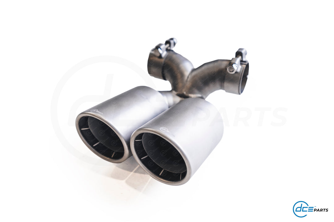 DCE Parts - Porsche 981 Cayman & Boxster 2.7/3.4/3.8 GT4 / Spyder X-Pipe Titanium Style