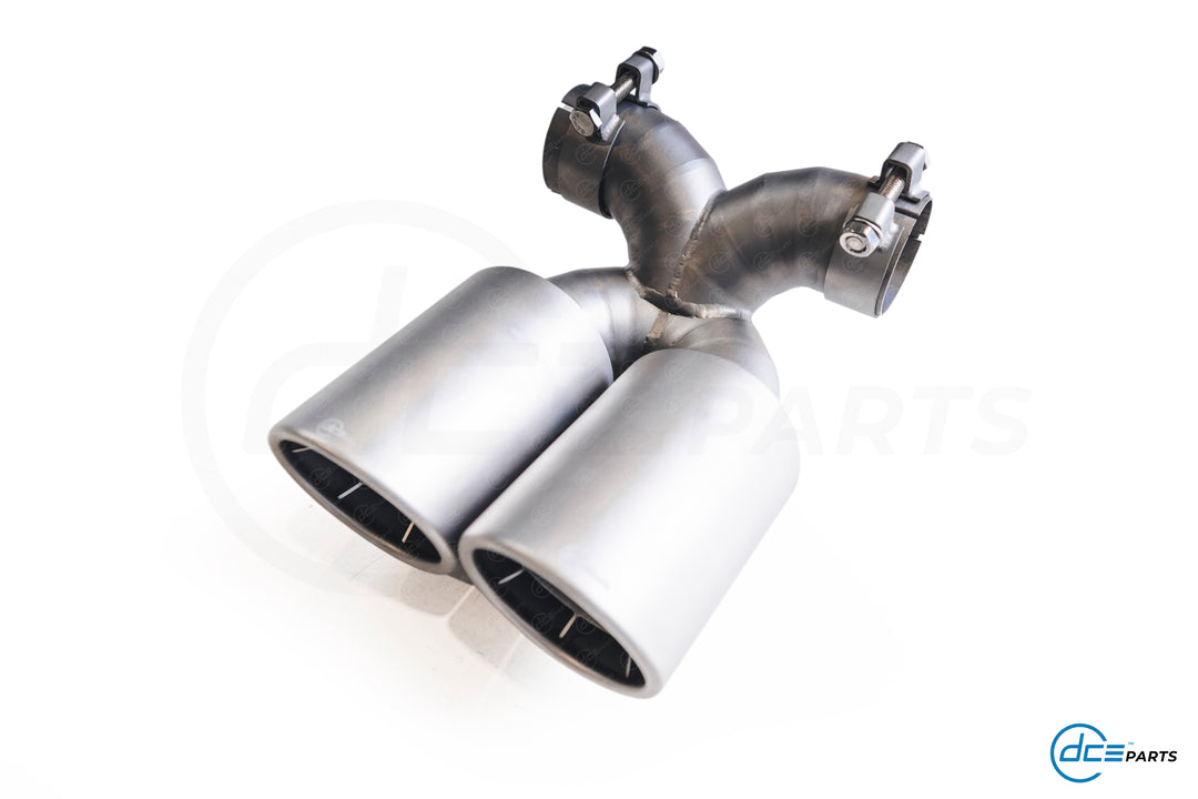 DCE Parts - Porsche 981 Cayman & Boxster 2.7/3.4/3.8 GT4 / Spyder X-Pipe Titanium Style