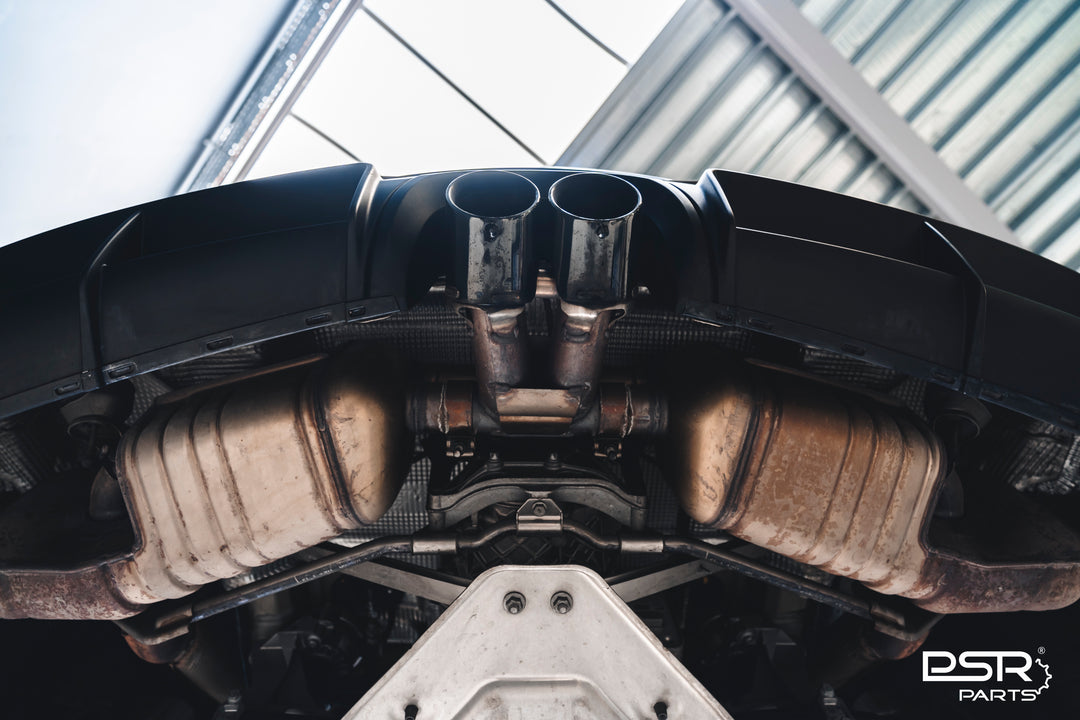 DCE Parts - Porsche 981 Cayman & Boxster 2.7/3.4/3.8 GT4 / Spyder X-Pipe Titanium Style