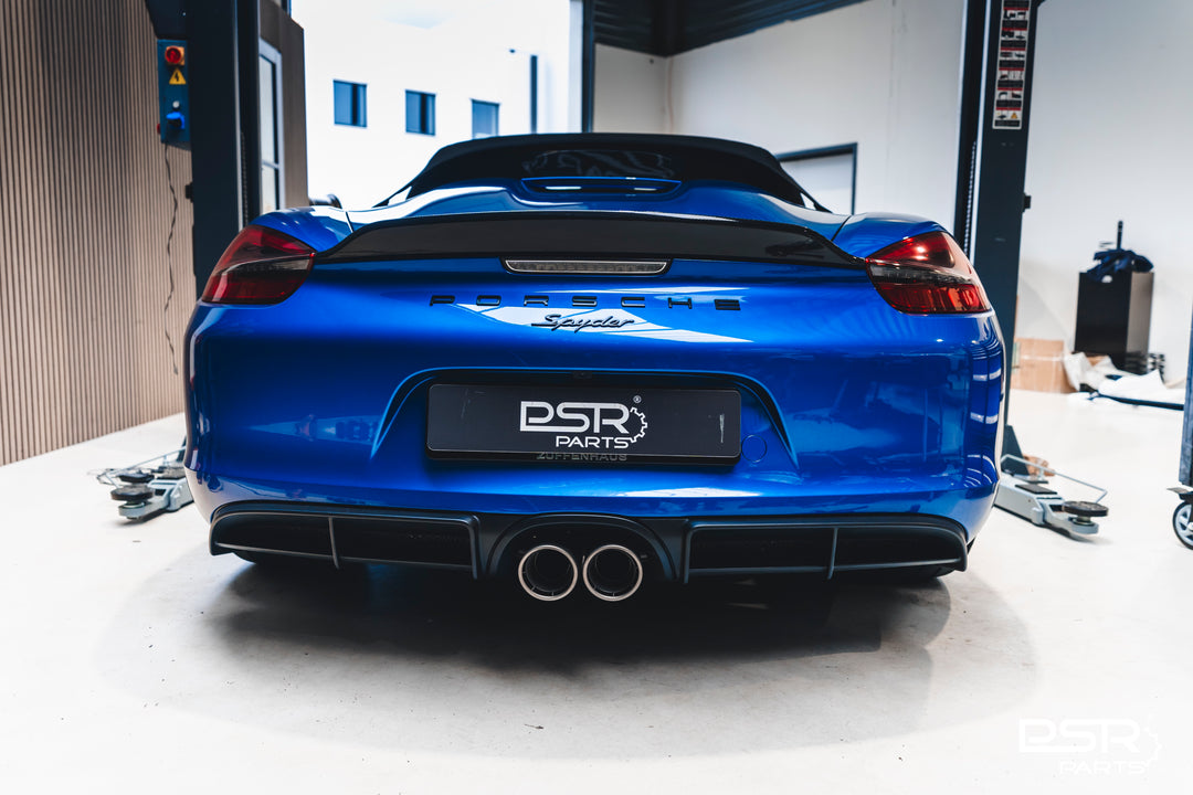 DCE Parts - Porsche 981 Cayman & Boxster 2.7/3.4/3.8 GT4 / Spyder X-Pipe Titanium Style