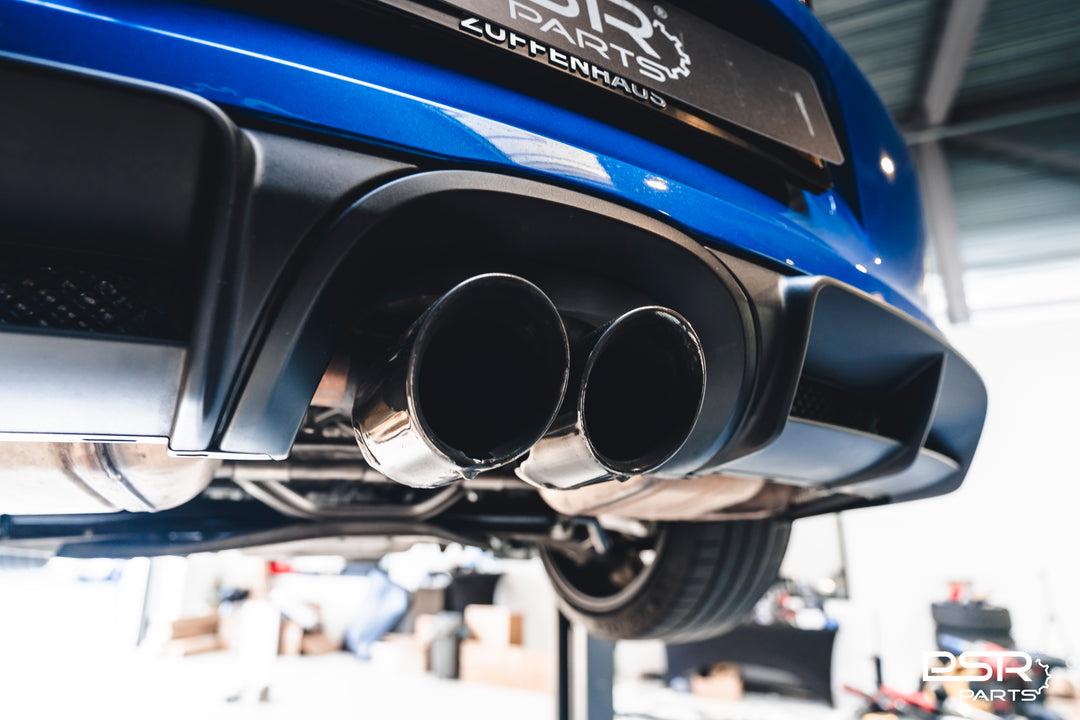 DCE Parts - Porsche 981 Cayman & Boxster 2.7/3.4/3.8 GT4 / Spyder X-Pipe Titanium Style