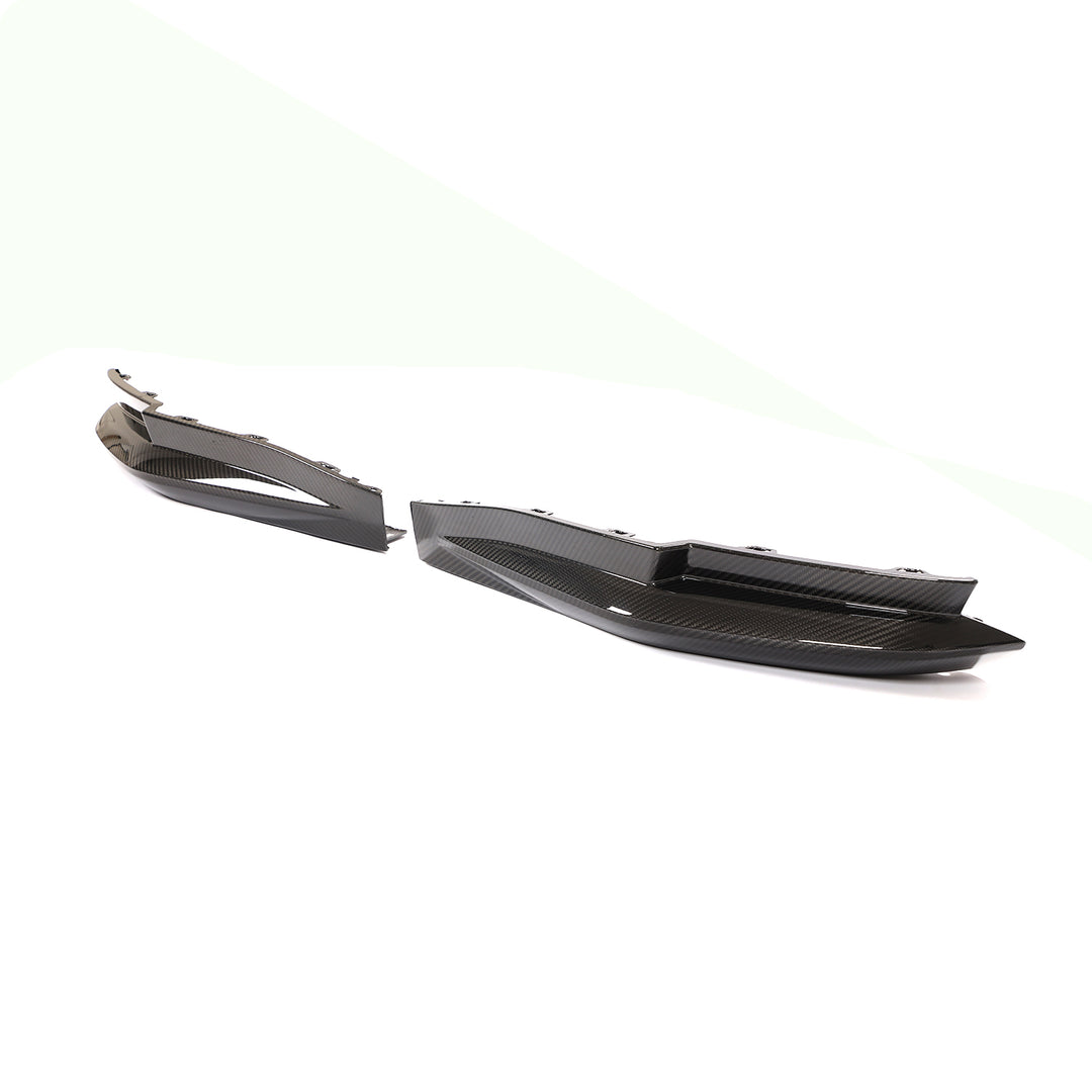 BMW M3 G80 G81 M4 G82 G83 Dry Pre-Preg Carbon Fiber Rear Bumper Corners - OEM STYLE