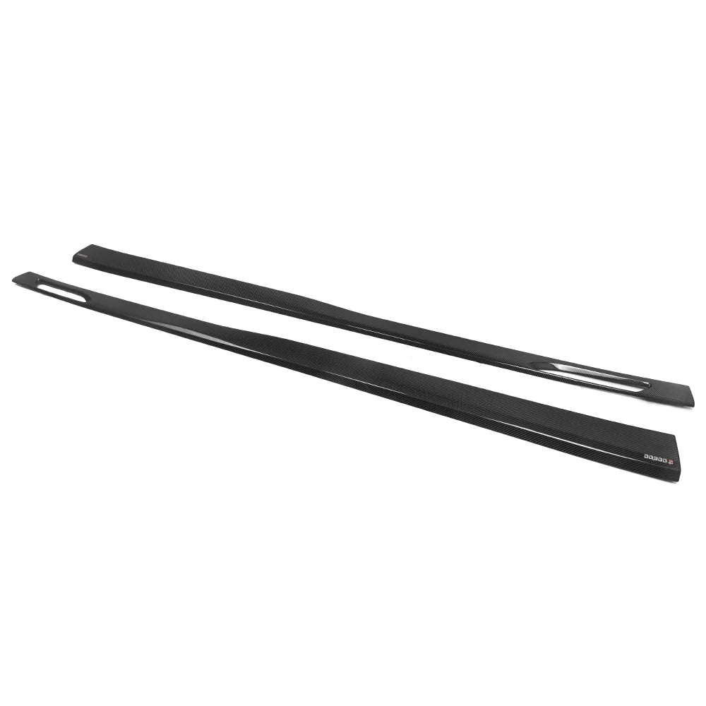 SOOQOO - BMW M5 G90 G99 Type-A Prepreg Carbon Fiber Side Skirt