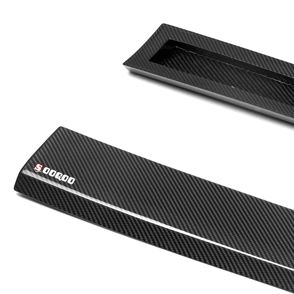 SOOQOO - BMW M5 G90 G99 Type-A Prepreg Carbon Fiber Side Skirt
