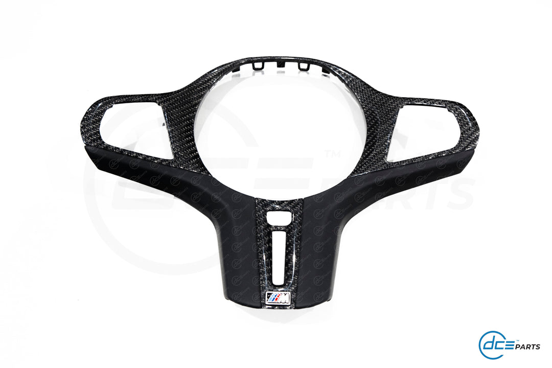 Carbon Fibre M-Style Steering Wheel Trim Replacement for BMW M Sport Steering Wheel (F40 F44 G20 G21 G22 G23 G26 G80 G82 G42 G30 G31 F90)