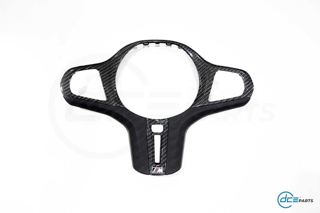 Carbon Fibre M-Style Steering Wheel Trim Replacement for BMW M Sport Steering Wheel (F40 F44 G20 G21 G22 G23 G26 G80 G82 G42 G30 G31 F90)