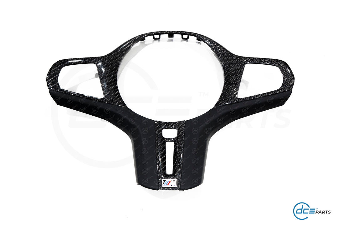 Carbon Fibre M-Style Steering Wheel Trim Replacement for BMW M Sport Steering Wheel (F40 F44 G20 G21 G22 G23 G26 G80 G82 G42 G30 G31 F90)
