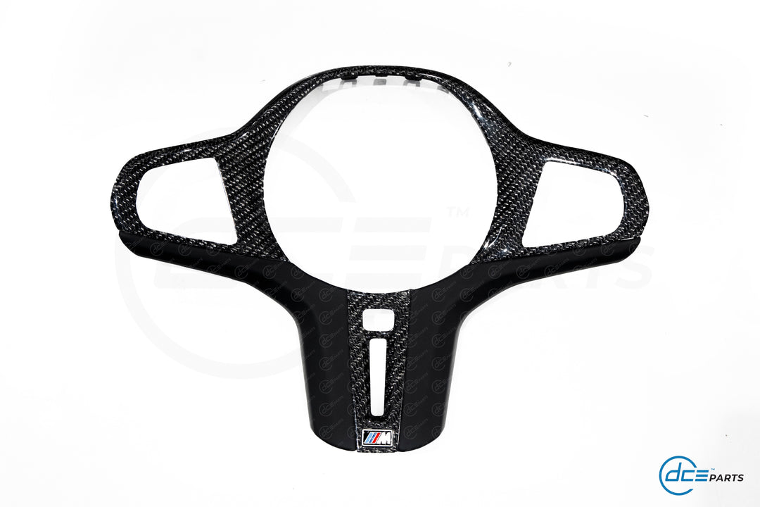 Carbon Fibre M-Style Steering Wheel Trim Replacement for BMW M Sport Steering Wheel (F40 F44 G20 G21 G22 G23 G26 G80 G82 G42 G30 G31 F90)