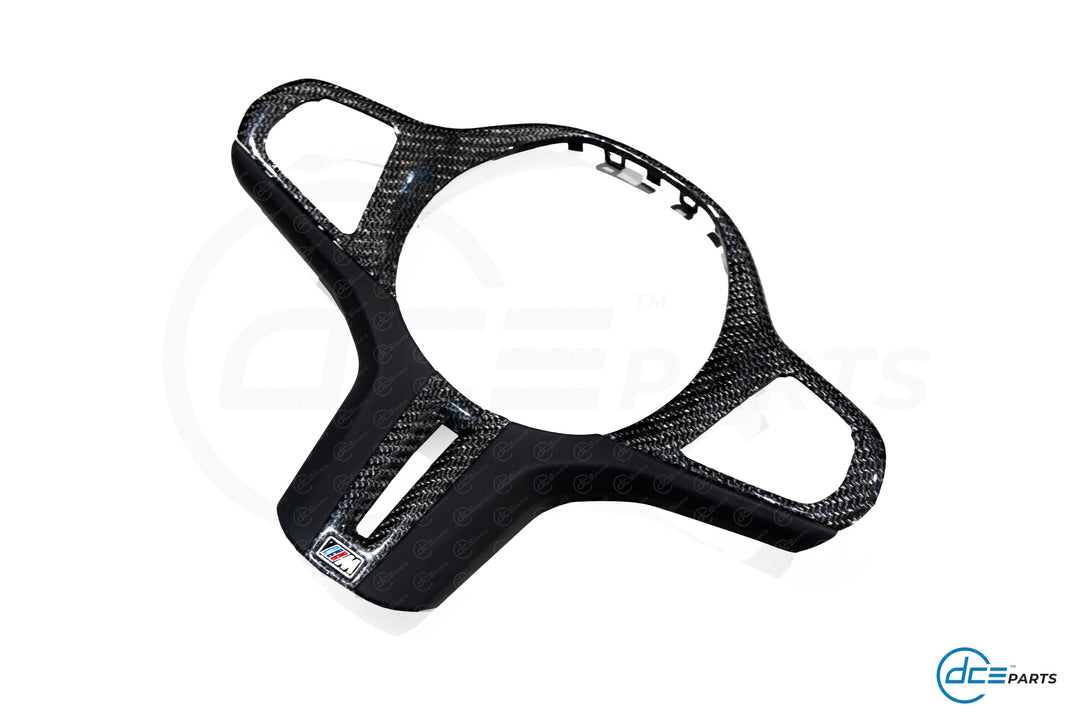 Carbon Fibre M-Style Steering Wheel Trim Replacement for BMW M Sport Steering Wheel (F40 F44 G20 G21 G22 G23 G26 G80 G82 G42 G30 G31 F90)