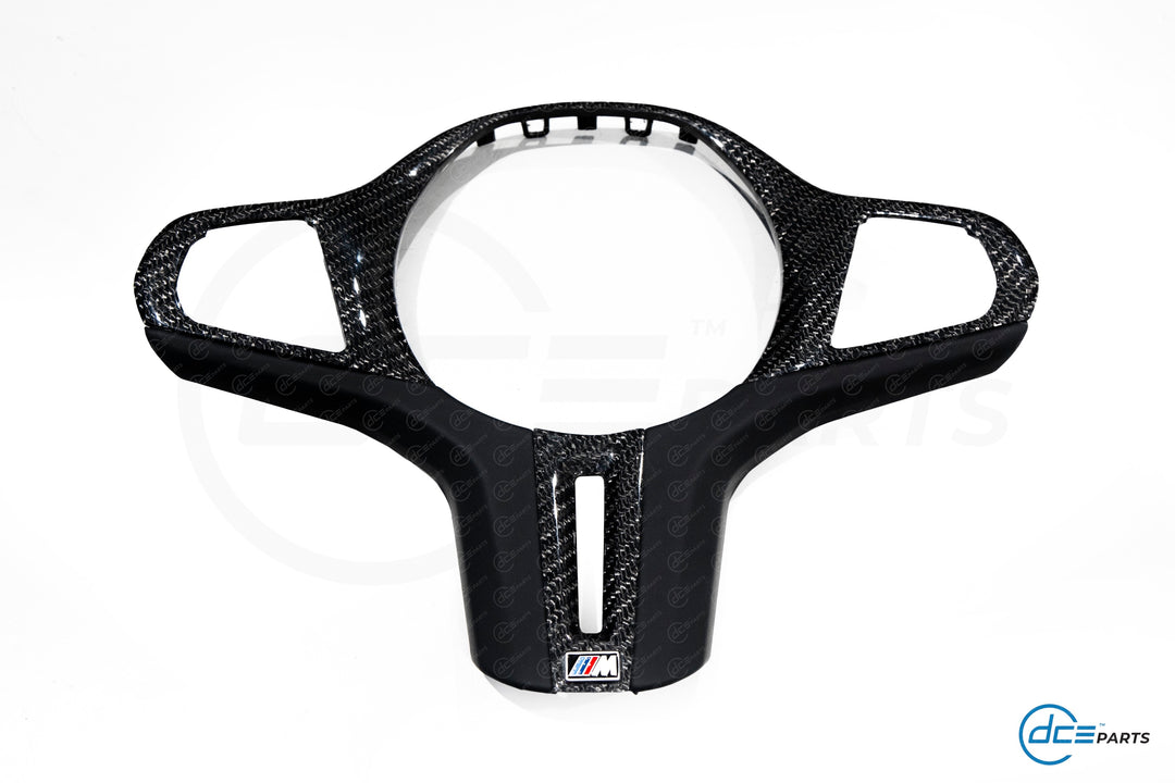 Carbon Fibre M-Style Steering Wheel Trim Replacement for BMW M Sport Steering Wheel (F40 F44 G20 G21 G22 G23 G26 G80 G82 G42 G30 G31 F90)