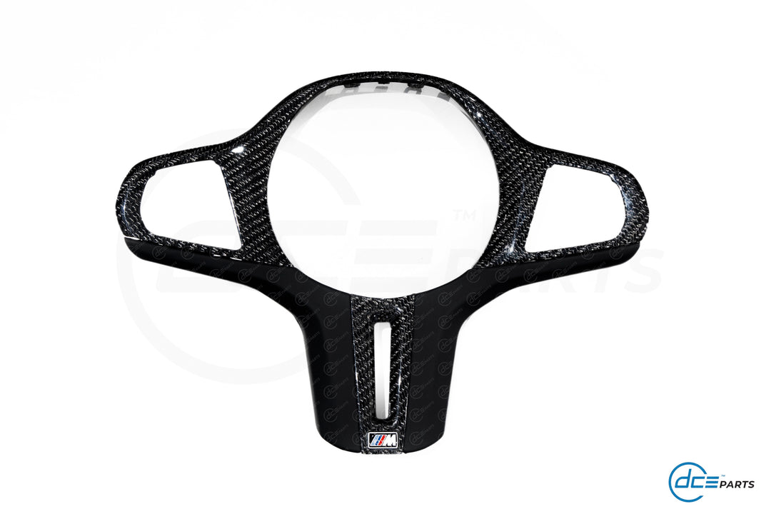 Carbon Fibre M-Style Steering Wheel Trim Replacement for BMW M Sport Steering Wheel (F40 F44 G20 G21 G22 G23 G26 G80 G82 G42 G30 G31 F90)