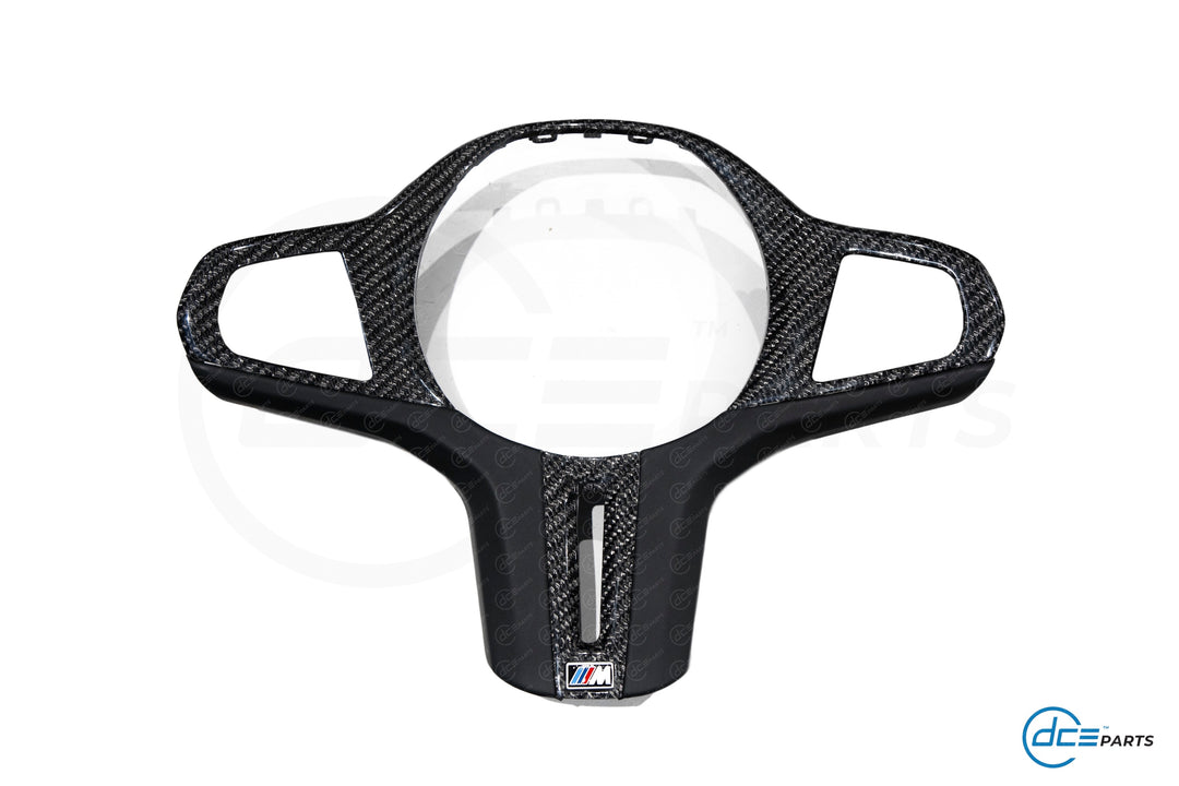 Carbon Fibre M-Style Steering Wheel Trim Replacement for BMW M Sport Steering Wheel (F40 F44 G20 G21 G22 G23 G26 G80 G82 G42 G30 G31 F90)
