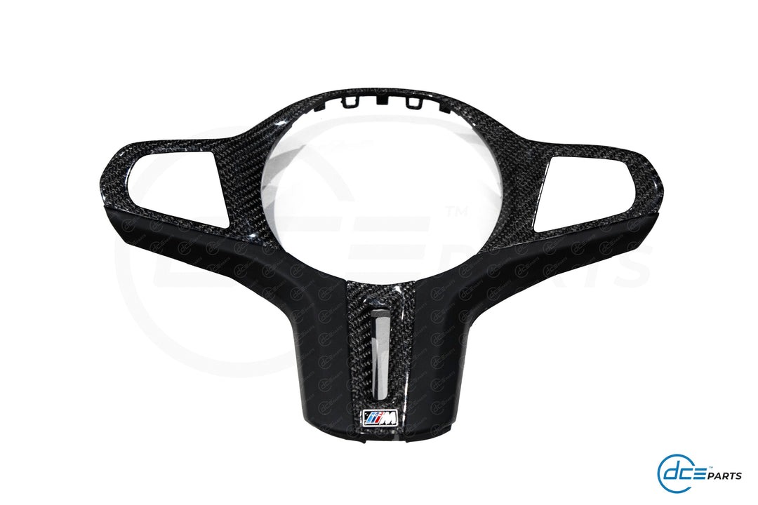 Carbon Fibre M-Style Steering Wheel Trim Replacement for BMW M Sport Steering Wheel (F40 F44 G20 G21 G22 G23 G26 G80 G82 G42 G30 G31 F90)