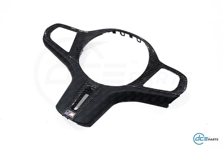 Carbon Fibre M-Style Steering Wheel Trim Replacement for BMW M Sport Steering Wheel (F40 F44 G20 G21 G22 G23 G26 G80 G82 G42 G30 G31 F90)
