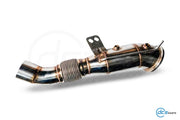 DCE Parts - B58 4.5 inch Downpipe - F & G Chassis - BMW M140i, M240i, 340i, 440i, 540i, 640i, 740i & XDRIVE - (Slip On Clamp Type - Non-OPF)