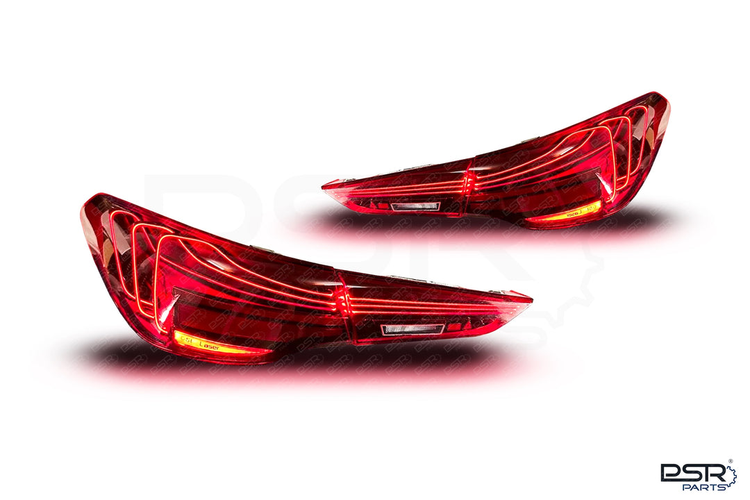 BMW 4 Series G22 G23 G26 M4 G82 G83 CSL Style Red Rear Tail Lights