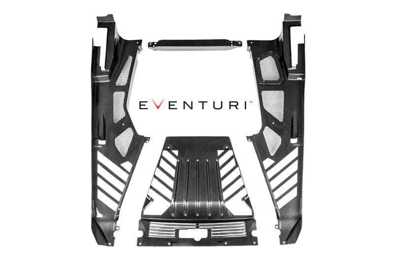 Eventuri - Lamborghini Huracan Lamborghini Huracan Carbon Engine Cover Set Matte Finish
