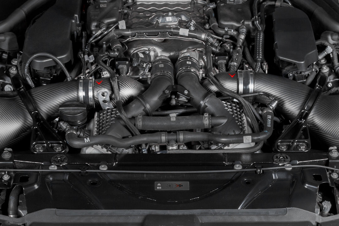 Eventuri - BMW G9X M5 BMW G90, G99 M5 Carbon Turbo Inlets - Gloss Finish