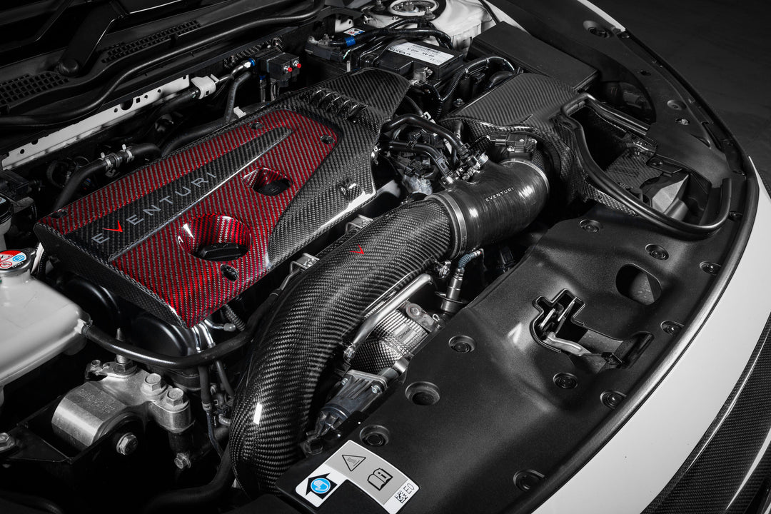 Eventuri - Honda FK8 Civic FK8 V3 Oversized Carbon Turbo Tube - Tube only Upgrade for existing owners