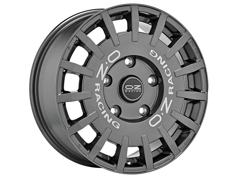 OZ-RACING RALLY RACING VAN DARK GRAPHITE SILVER LETTERING