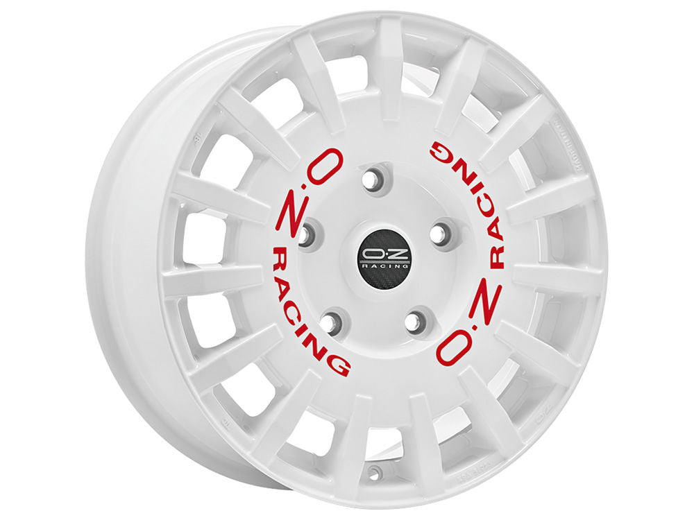OZ-RACING RALLY RACING VAN WHITE PAINT + RED LETTERING