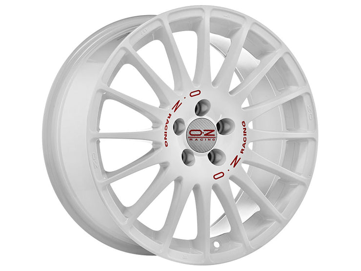 OZ-RACING SUPERTURISMO WRC WHITE PAINT + RED LETTERING