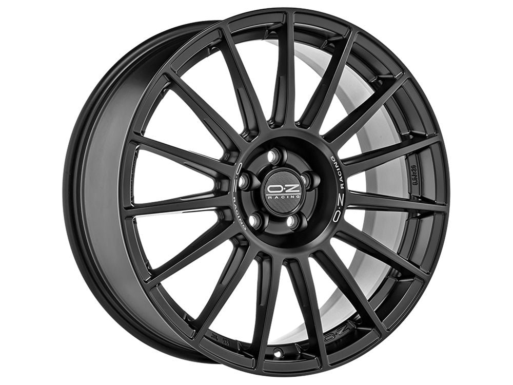 OZ-RACING SUPERTURISMO DAKAR MATT BLACK + SILVER LETTERING