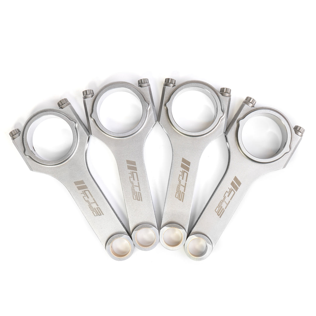 CTS Turbo - Connecting Rods VW & Audi 144x21 Tapered Rifle Drilled | Fits MK6/B8 2.0T EA888 Gen 1 & 2 With Stock Pistons - CTS-CRH-14421T