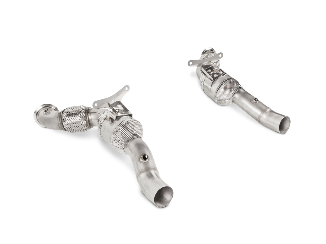 Akrapovič - Link Pipe Set w/o Cat (SS) - Ferrari 488 GTB/488 Spider (2016-2019)