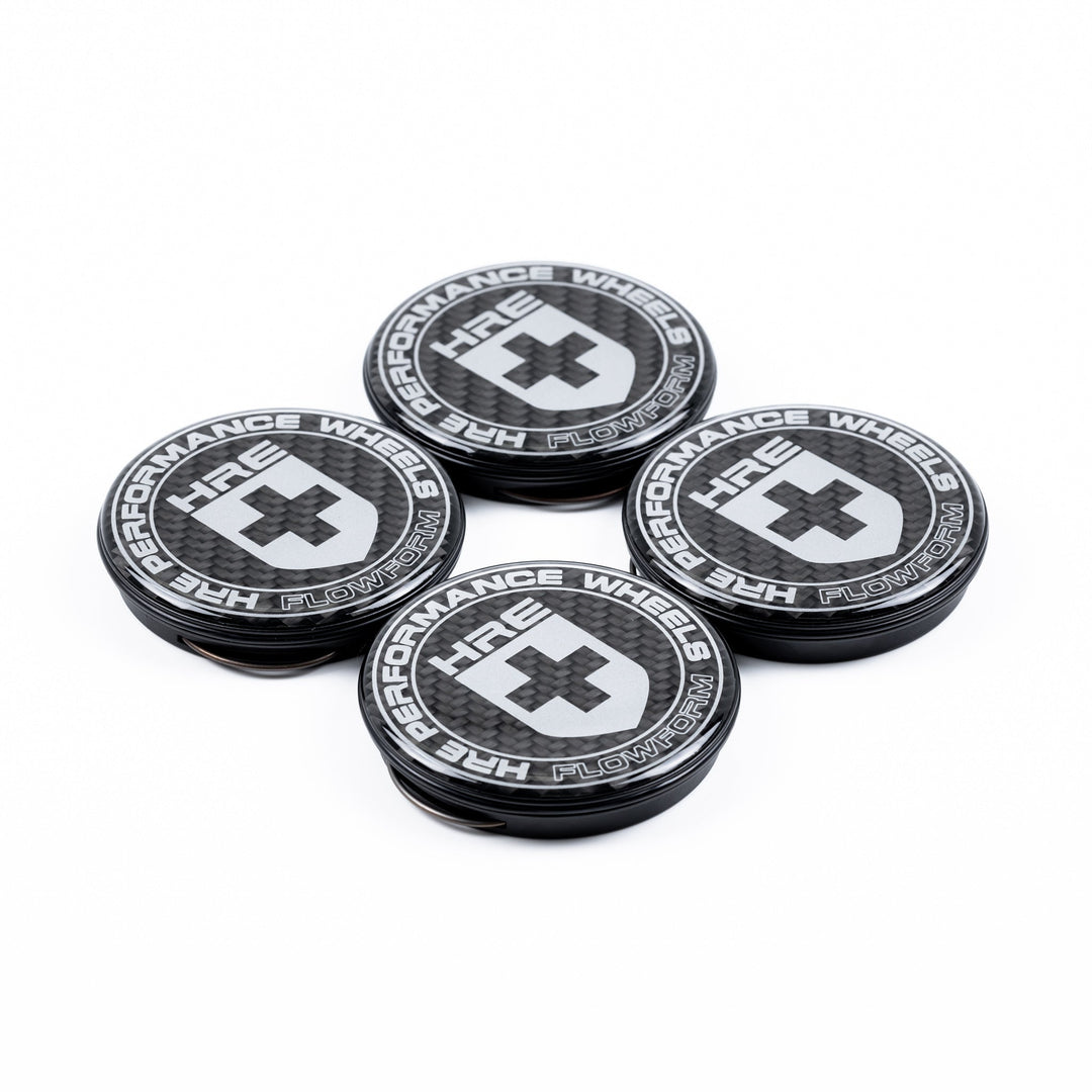 HRE Wheels FlowForm Center Caps - Carbon Fiber