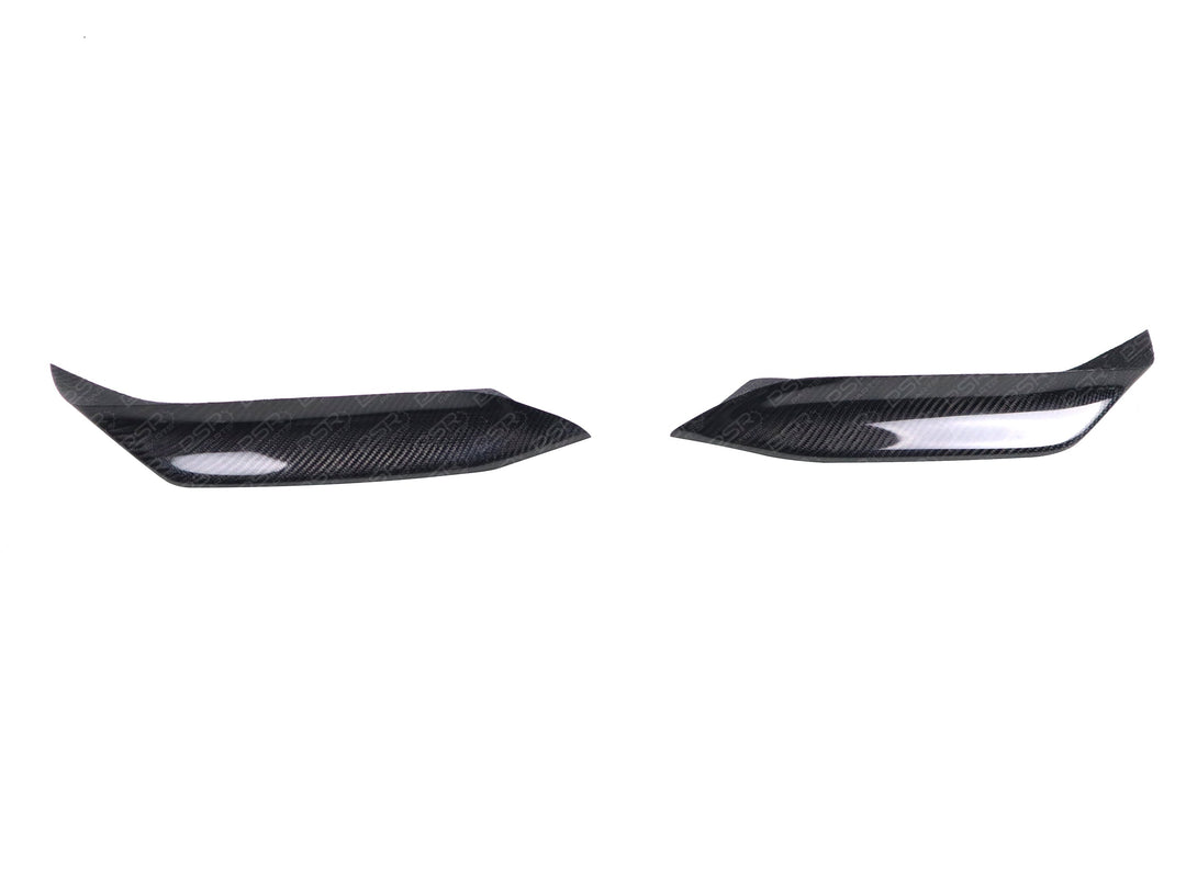 BMW F80 M3 F82 F82 M4 Carbon Corner Bumper Upper Flaps Splitter Canards MP Style (2014-2019）