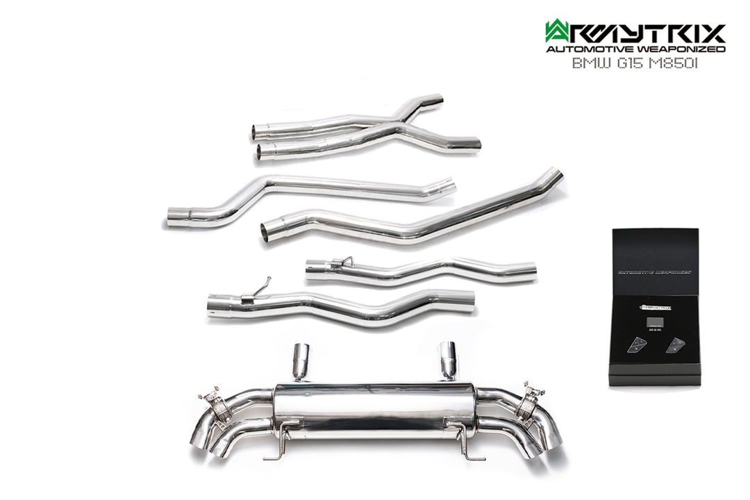 Armytrix - BMW 8 SERIES G15 M850I - Axle-back Stainless Steel  - BMM85-C