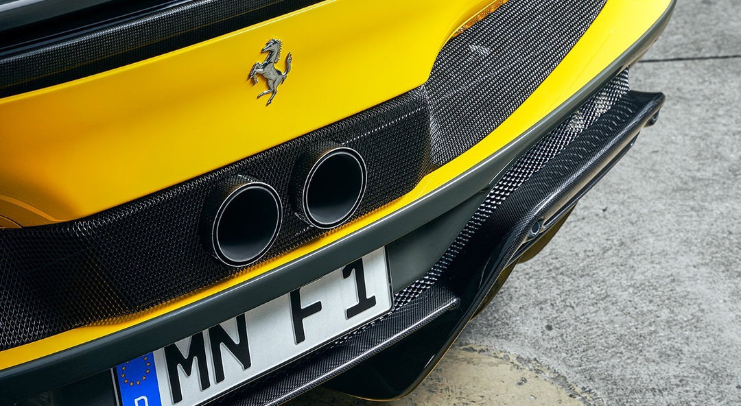 Novitec - Ferrari 296 GTB - tailpipes (2 pieces) - F1 296 50 / 51 / 55 / 56 / 60 / 65 -  F1 296 52 / 53 / 57 / 60 / 65