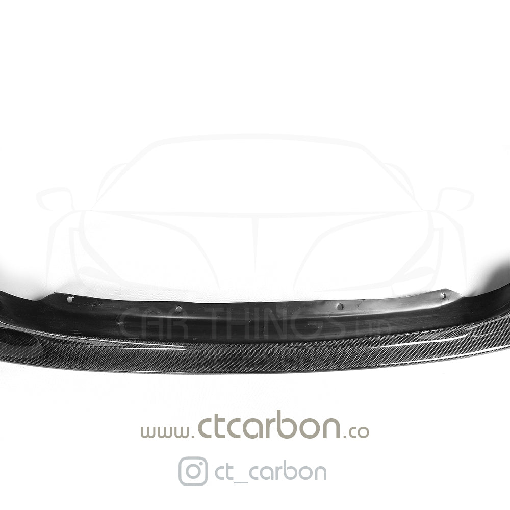 BMW 2 SERIES F22 & F23 M SPORT CARBON FRONT LIP SPLITTER - OEM + CT DESIGN - CT Carbon