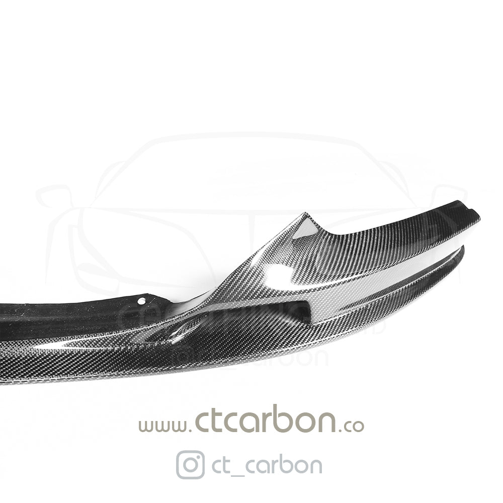 BMW 2 SERIES F22 & F23 M SPORT CARBON FRONT LIP SPLITTER - OEM + CT DESIGN - CT Carbon