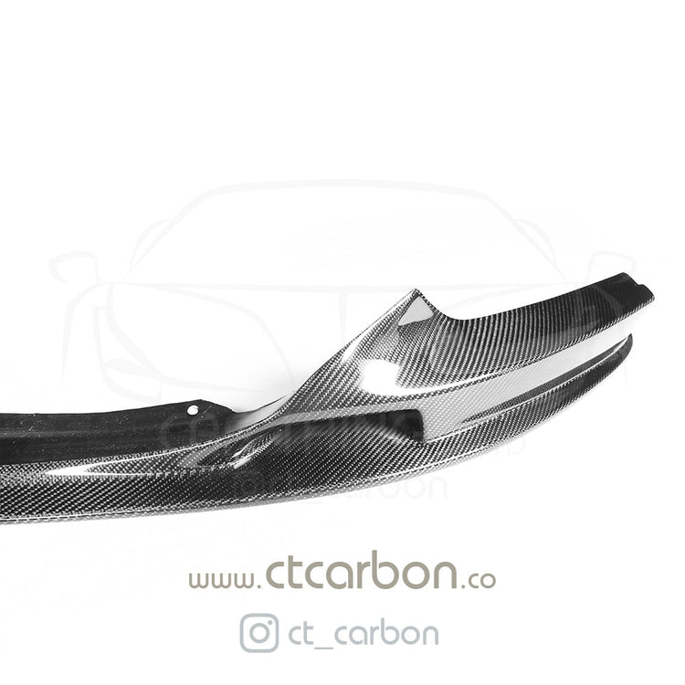 BMW 2 SERIES F22 & F23 M SPORT CARBON FRONT LIP SPLITTER - OEM + CT DESIGN - CT Carbon