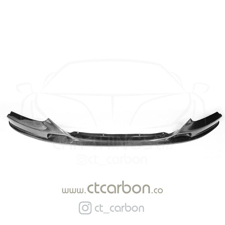 BMW 2 SERIES F22 & F23 M SPORT CARBON FRONT LIP SPLITTER - OEM + CT DESIGN - CT Carbon