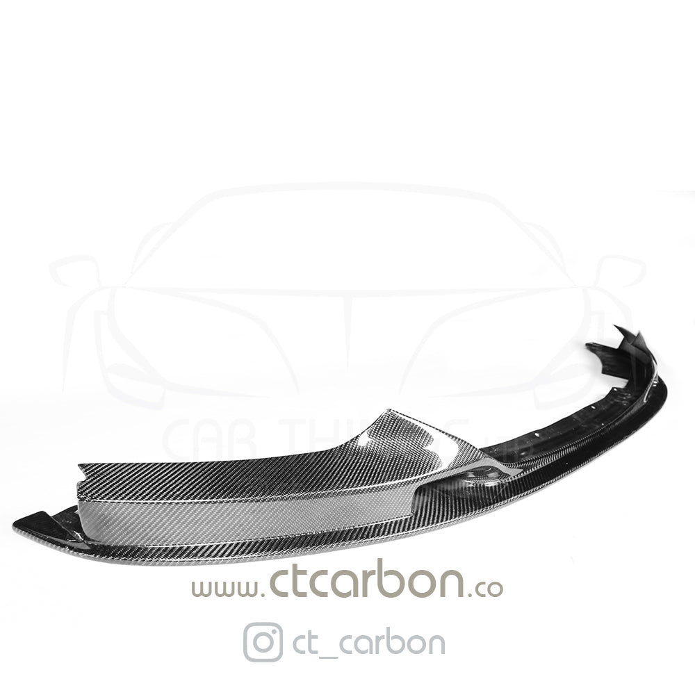 BMW 2 SERIES F22 & F23 M SPORT CARBON FRONT LIP SPLITTER - OEM + CT DESIGN - CT Carbon