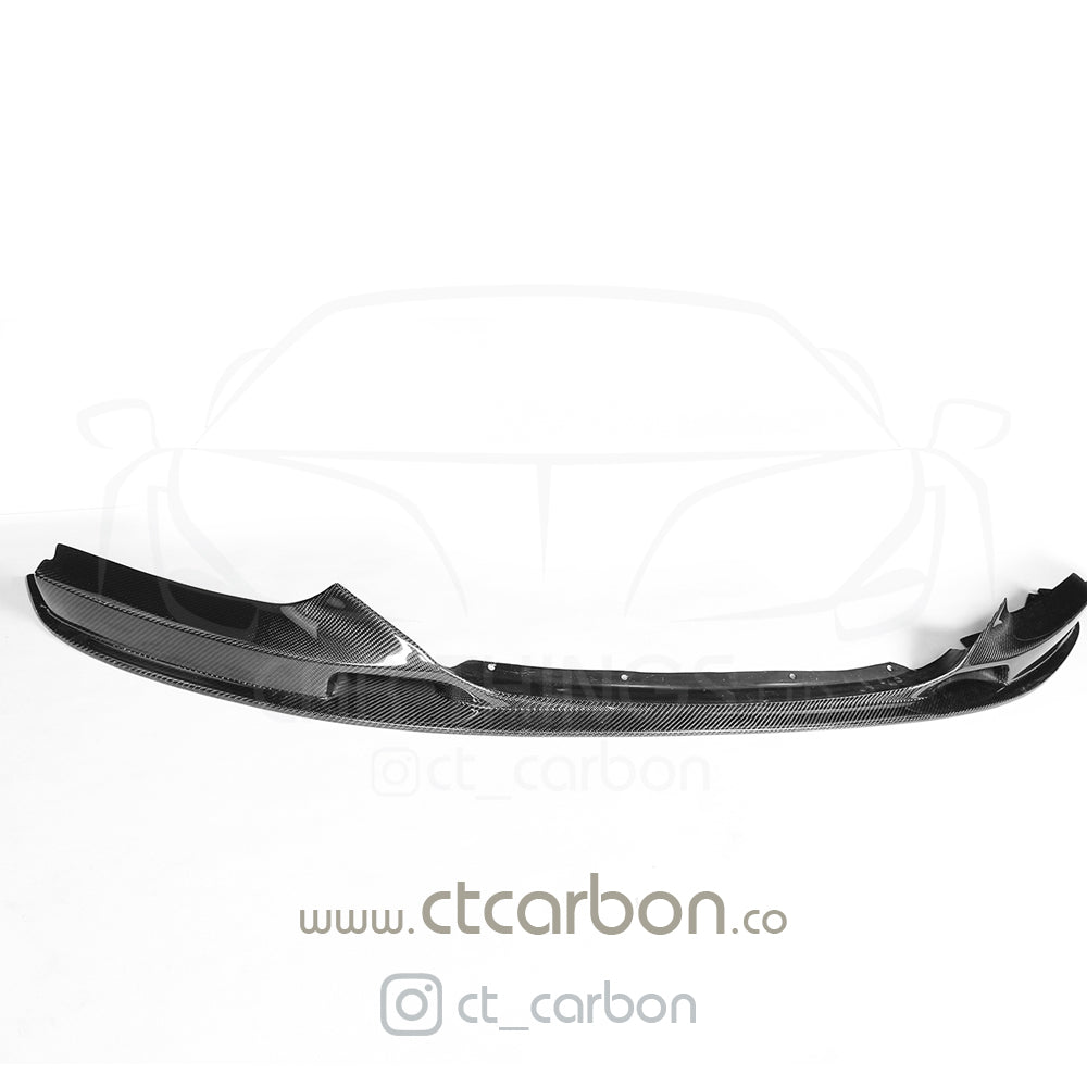 BMW 2 SERIES F22 & F23 M SPORT CARBON FRONT LIP SPLITTER - OEM + CT DESIGN - CT Carbon