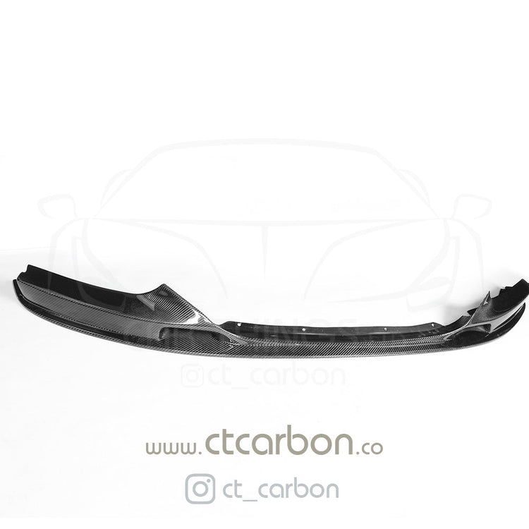 BMW 2 SERIES F22 & F23 M SPORT CARBON FRONT LIP SPLITTER - OEM + CT DESIGN - CT Carbon