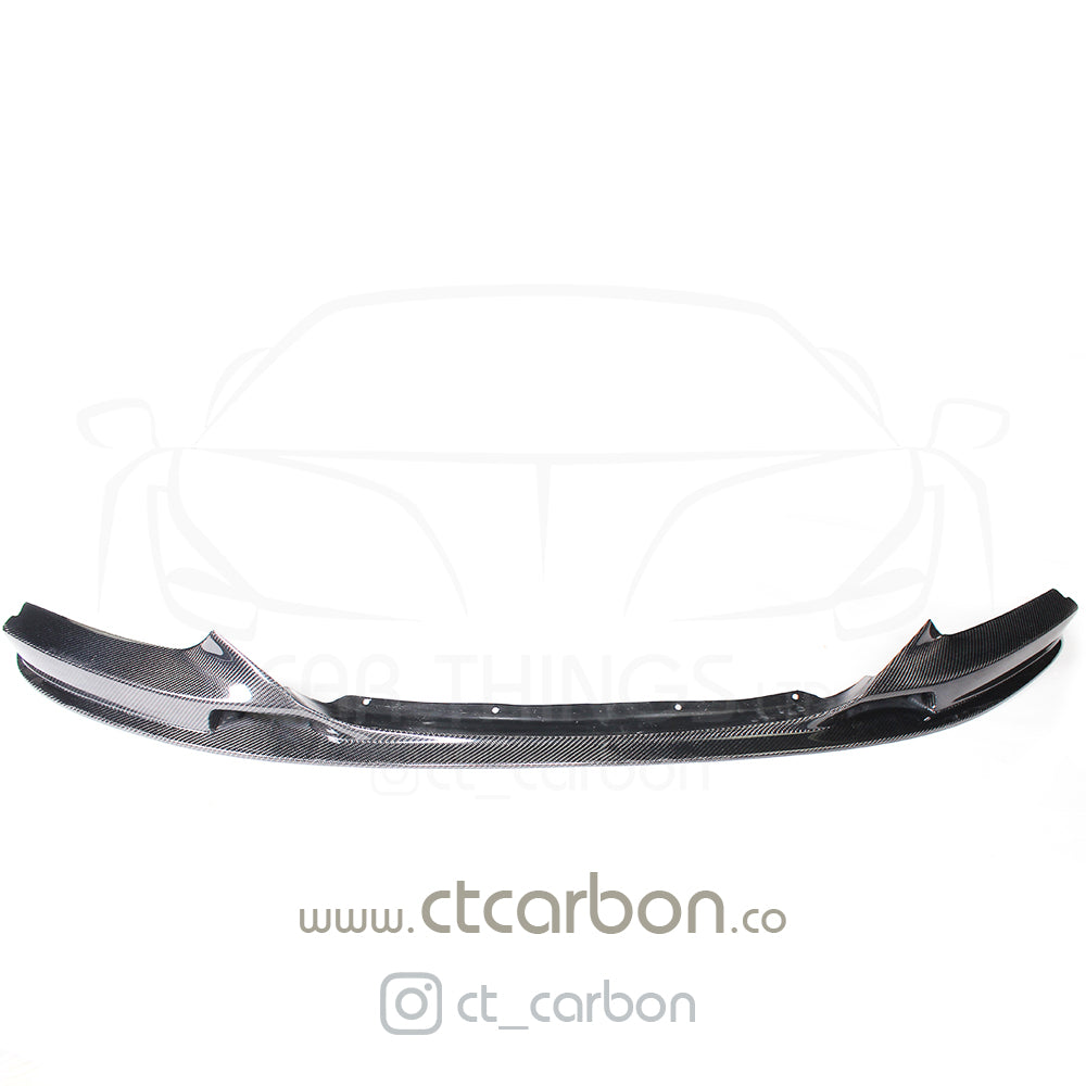 BMW 2 SERIES F22 & F23 M SPORT CARBON FRONT LIP SPLITTER - OEM + CT DESIGN - CT Carbon