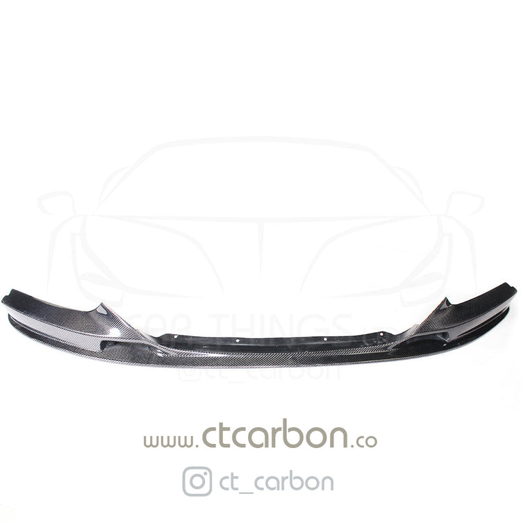 BMW 2 SERIES F22 & F23 M SPORT CARBON FRONT LIP SPLITTER - OEM + CT DESIGN - CT Carbon