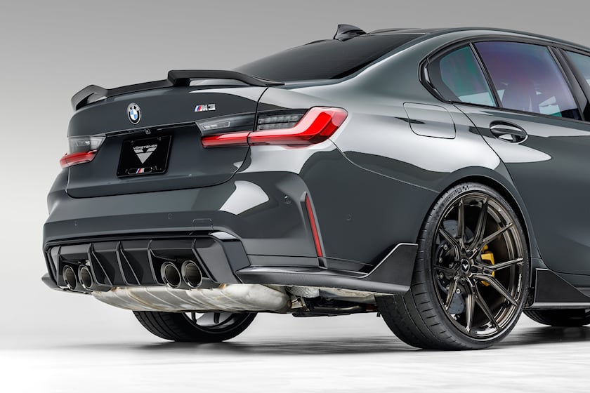 Vorsteiner VRS Aero Rear Diffuser Carbon Fiber PP 2x2 Glossy
