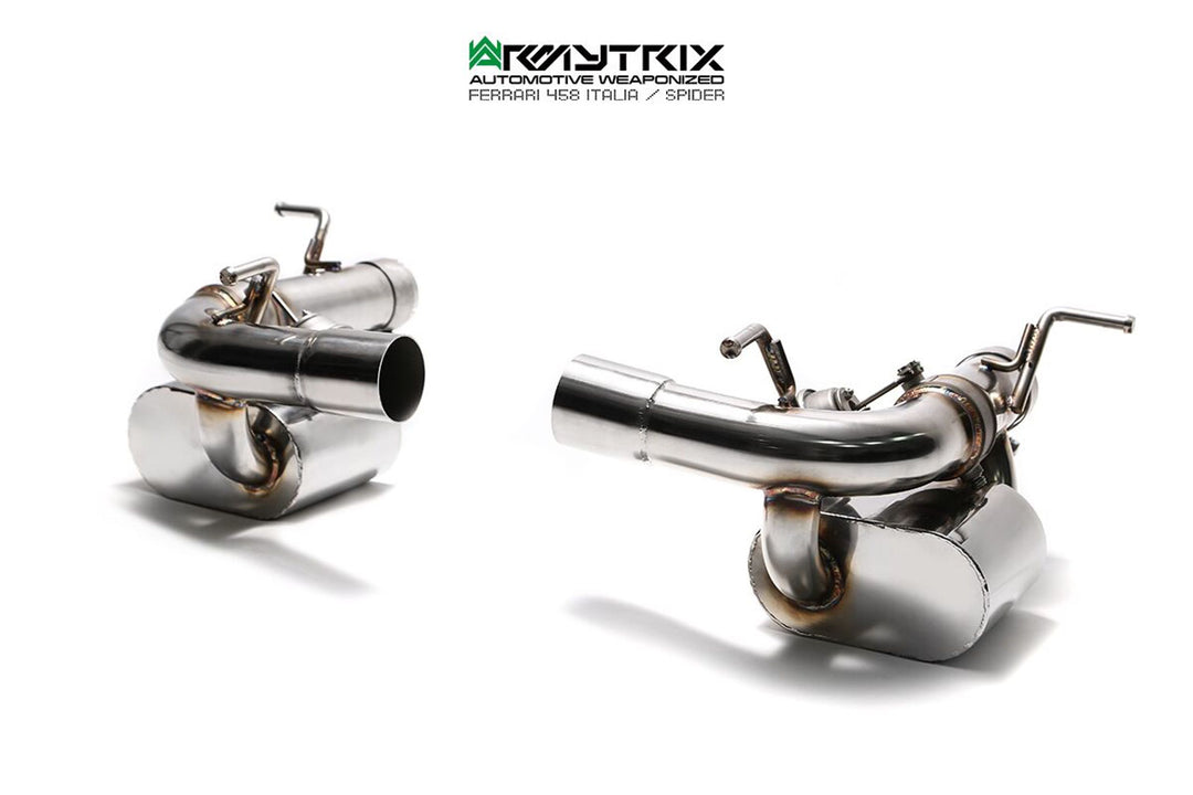 Armytrix - FERRARI 458 SPIDER 4.5L - Cat-back Stainless Steel  - FS458-C