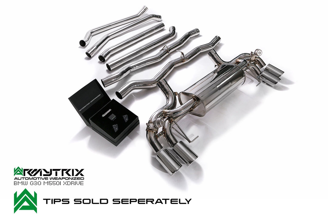 Armytrix - BMW 5 SERIES G31 M550I - Cat-back Stainless Steel  - BMG35