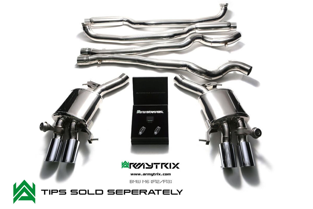 Armytrix - BMW 6 SERIES F12 M6 - Cat-back Stainless Steel  - BMF6M